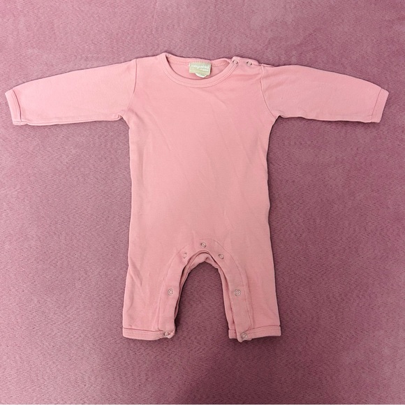 Babyushka Organic WCF 0-3M L/S Jumpsuit Two-Pack Mauve - Picture 4 of 6